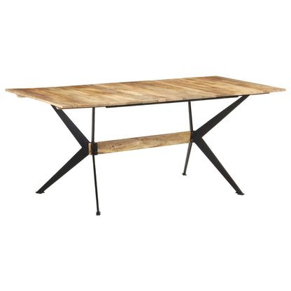 Tavolo da Pranzo 180x90x76 cm in Legno Massello di Mango | homemem39