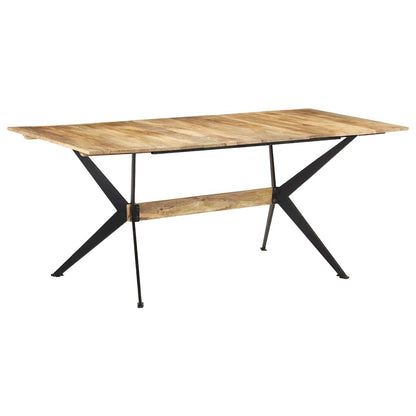Tavolo da Pranzo 180x90x76 cm in Legno Massello di Mango