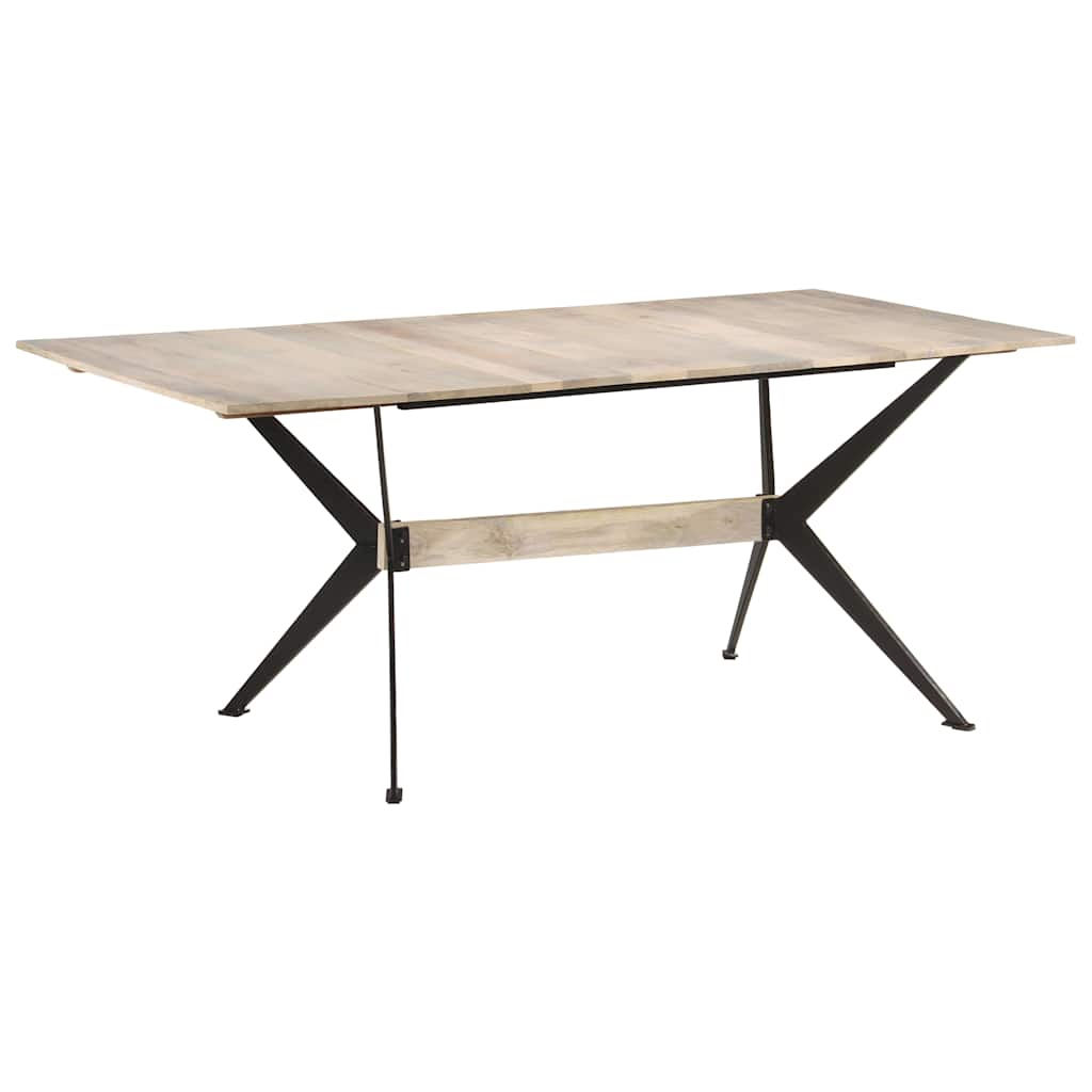 Tavolo da Pranzo 180x90x76 cm in Legno Massello di Mango | homemem39