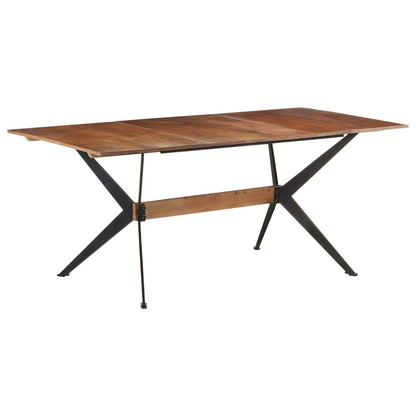 Tavolo da Pranzo 180x90x76 cm in Legno Massello di Mango | homemem39