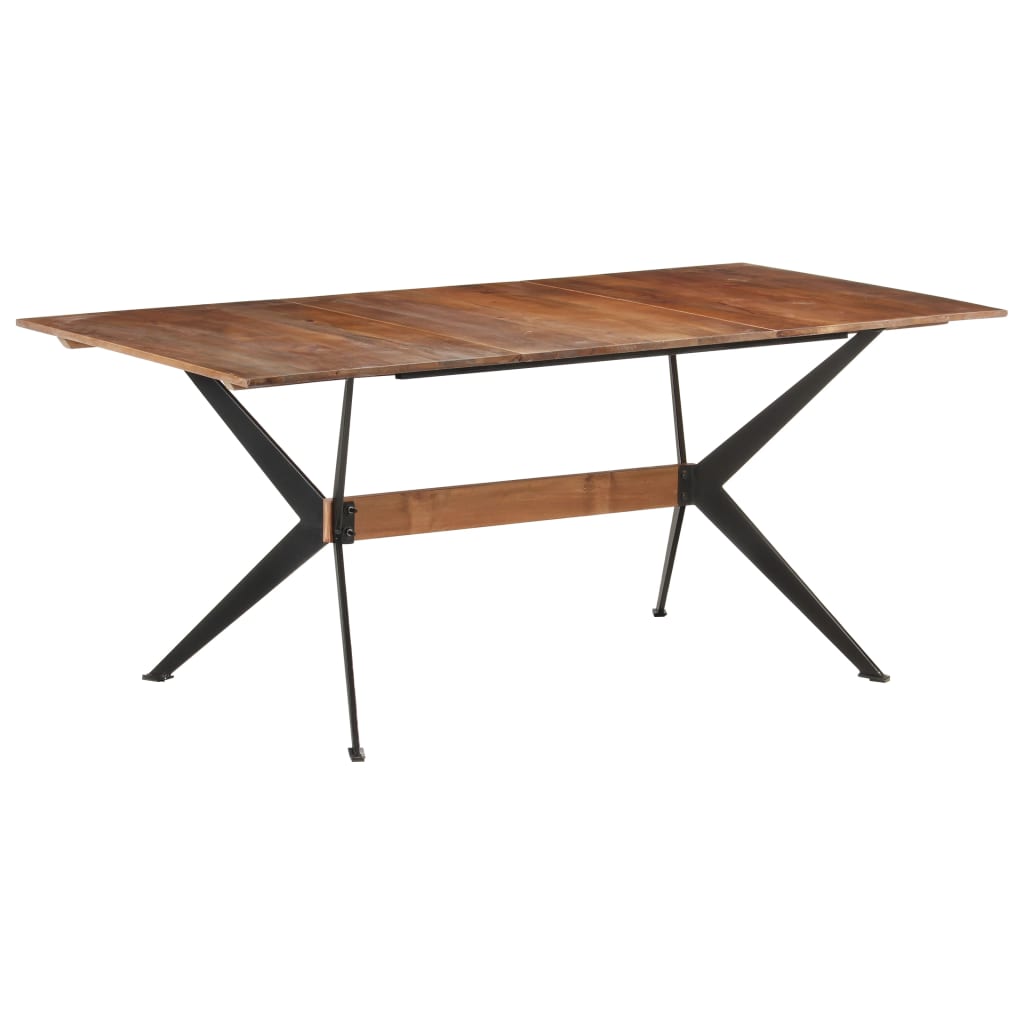 Tavolo da Pranzo 180x90x76 cm in Legno Massello di Mango | homemem39