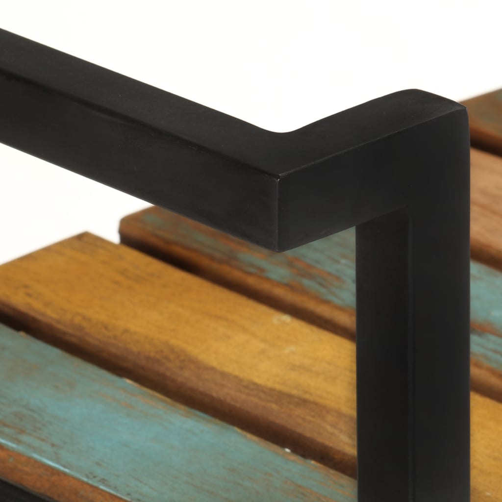 Carrello da Cucina 87x36x81 cm in Legno Massello di Recupero - homemem39