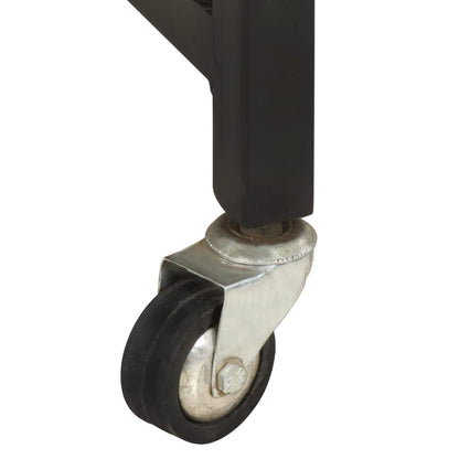 Carrello da Cucina 87x36x81 cm in Legno Massello di Recupero - homemem39