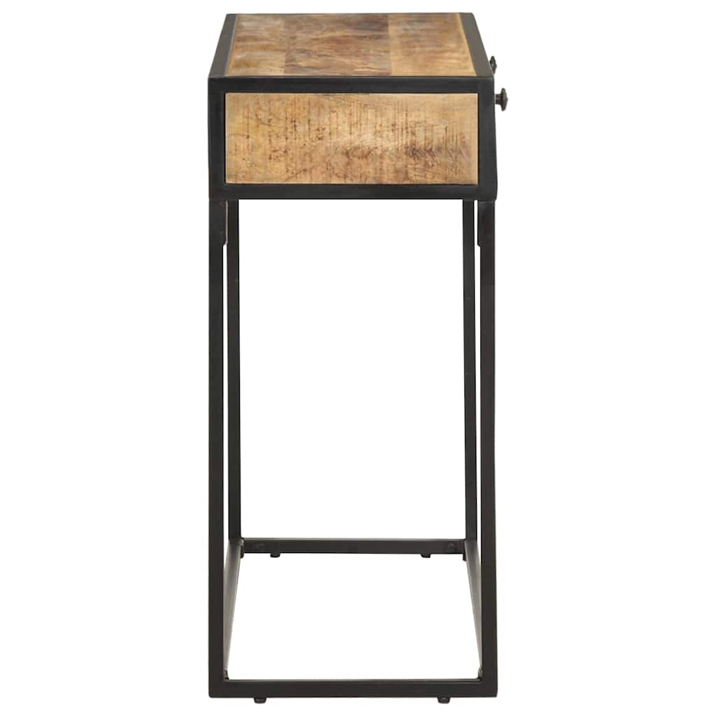 Tavolo Consolle 100x35x75 cm in Legno Massello di Mango