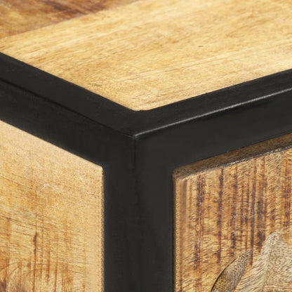 Tavolo Consolle 100x35x75 cm in Legno Massello di Mango | homemem39