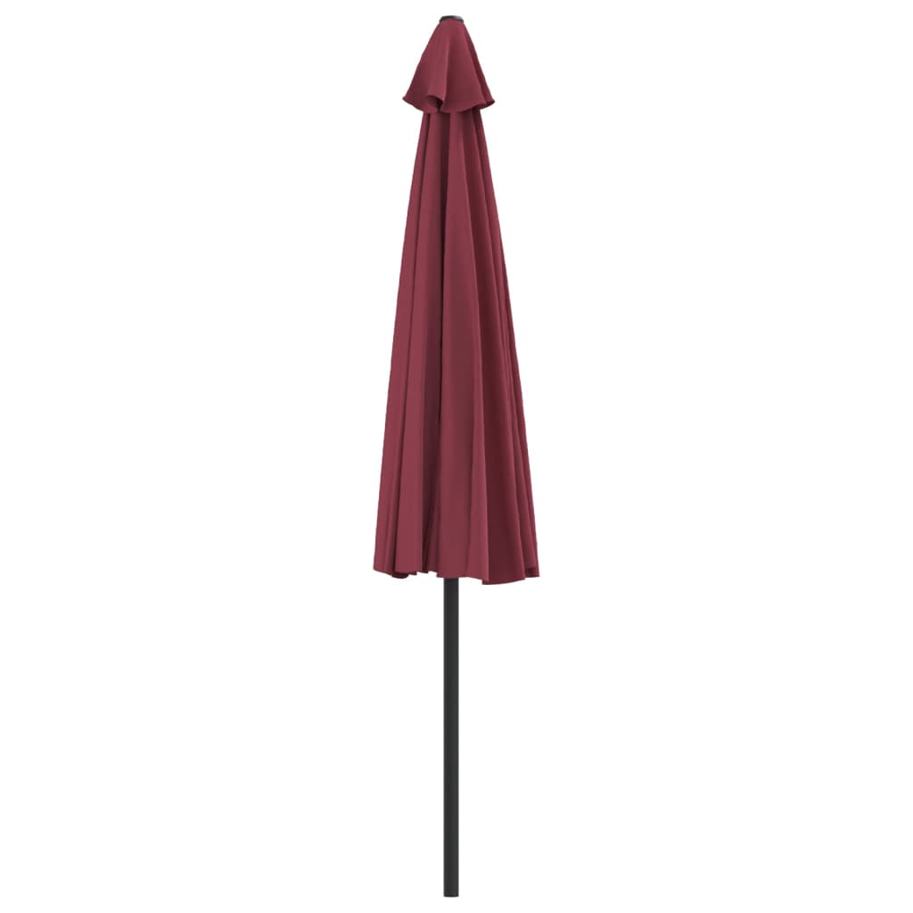 Ombrellone Balcone Palo in Alluminio Bordò 300x155x223cm a Metà | homemem39
