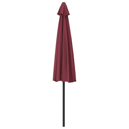 Ombrellone Balcone Palo in Alluminio Bordò 300x155x223cm a Metà | homemem39