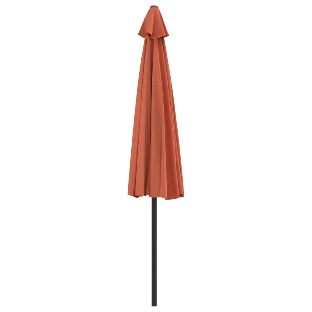 Ombrellone Palo in Alluminio Terracotta 300x155x223 cm a Metà | homemem39