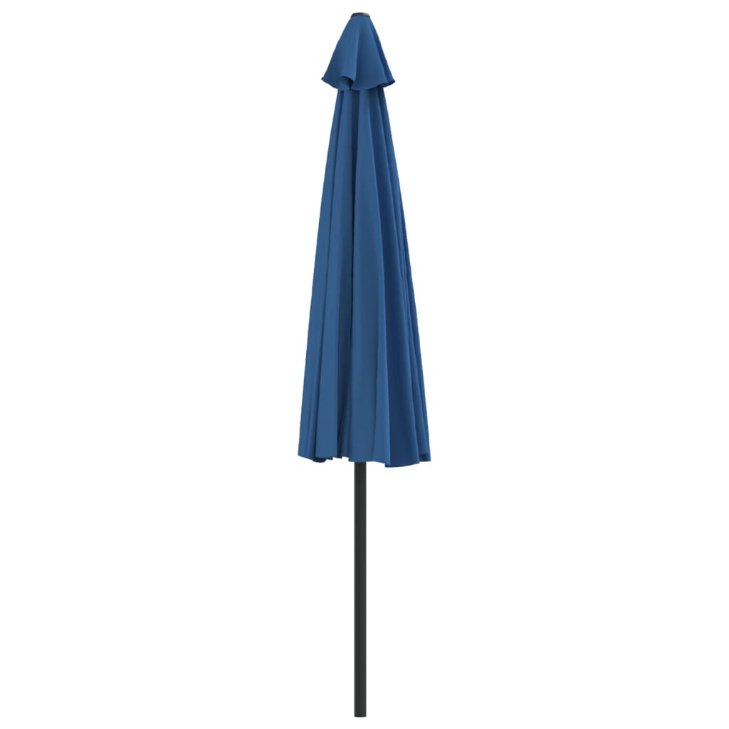 Ombrellone Balcone Palo in Alluminio Blu 300x155x223cm a Metà | homemem39
