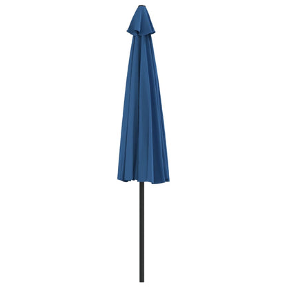 Ombrellone Balcone Palo in Alluminio Blu 300x155x223cm a Metà | homemem39