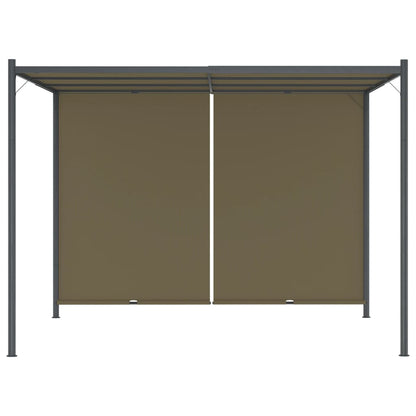 Gazebo da Giardino con Tetto Retrattile 3x3 m Talpa 180 g/m² | homemem39