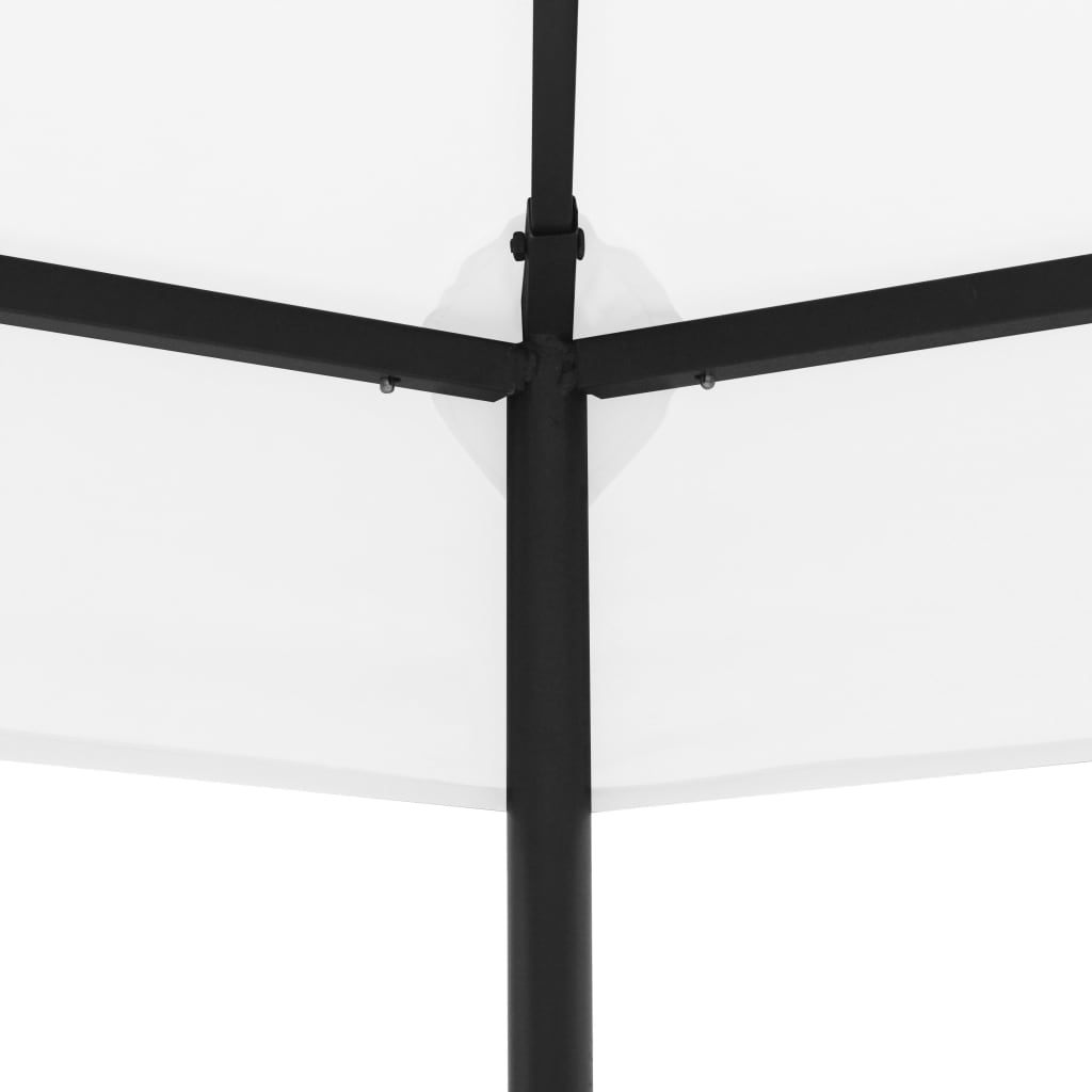 Gazebo da Giardino 323x275x265 cm Bianco 180 g/m² | homemem39
