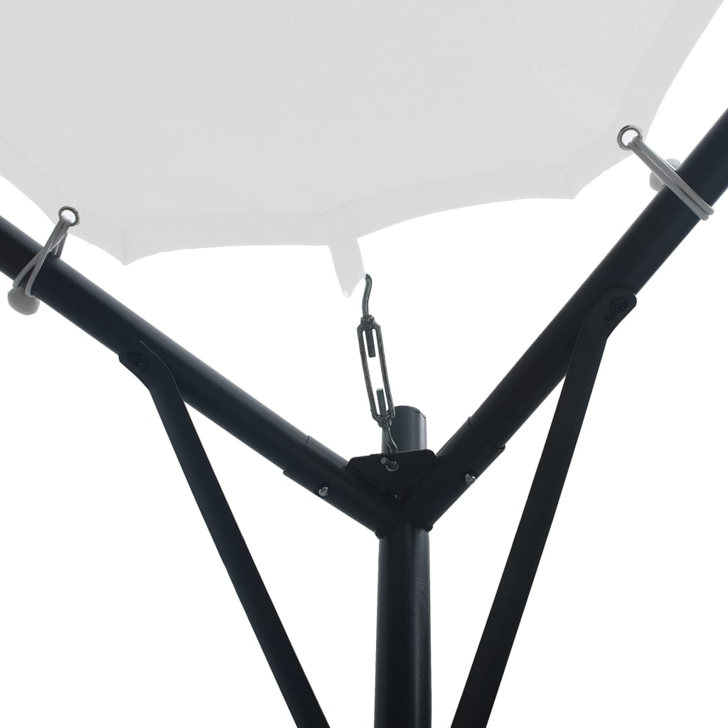 Gazebo da Giardino 3x3x2,6 m Bianco 180 g/m² | homemem39