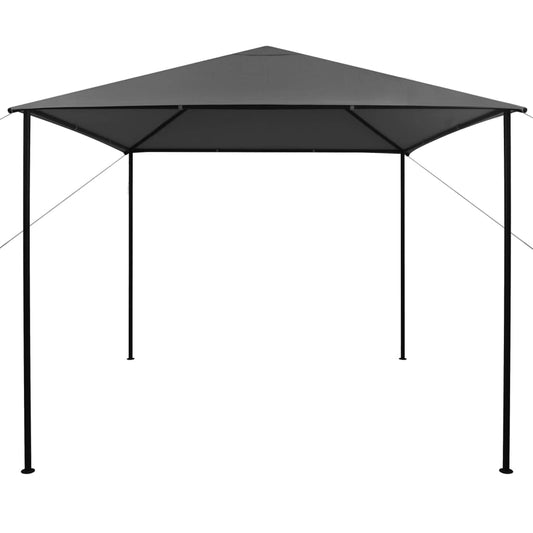 Gazebo 3x3 m Antracite in Tessuto e Acciaio 180 g/m² - homemem39