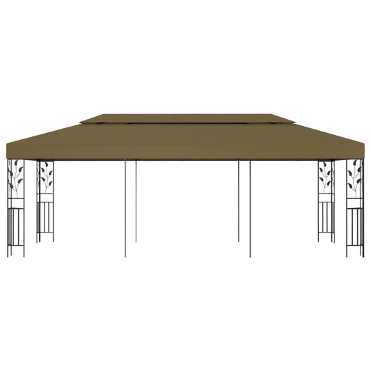 Gazebo 6x3 m Grigio Talpa 180 g/m² | homemem39