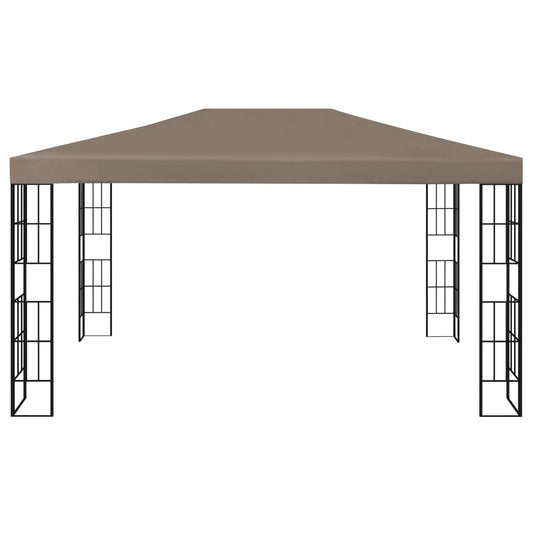 Gazebo 4x3 m Grigio Talpa | homemem39