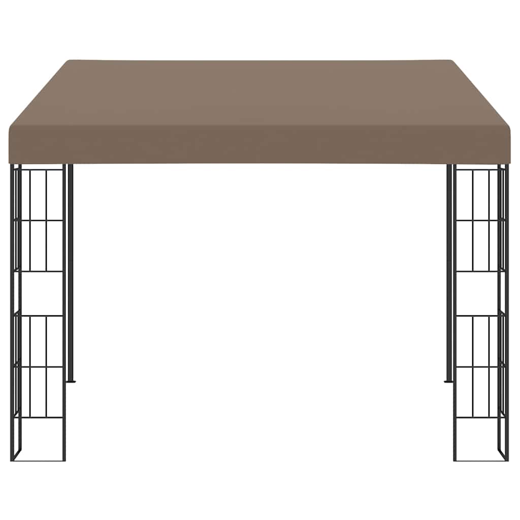 Gazebo a Parete 3x3 m Talpa in Tessuto
