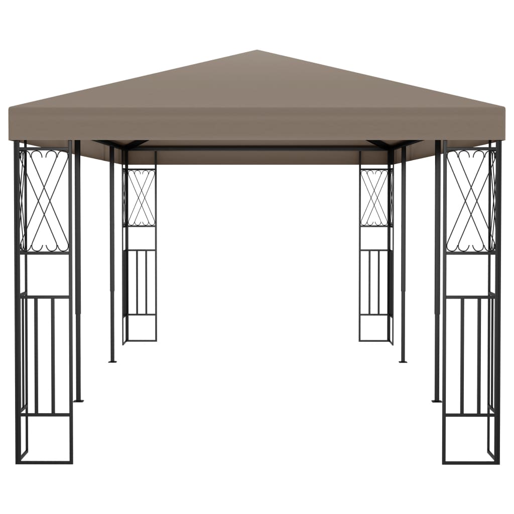 Gazebo 6x3 m Grigio Talpa in Tessuto - homemem39