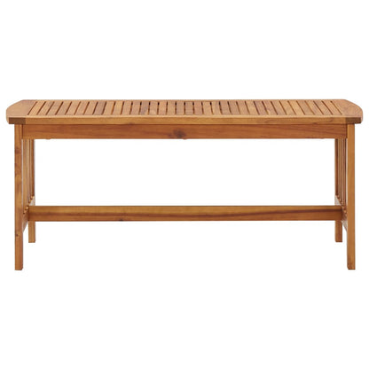 Tavolino da Salotto 102x50x43 cm in Legno Massello di Acacia | homemem39