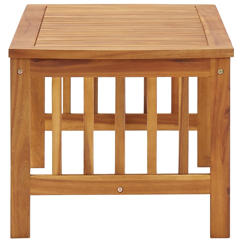 Tavolino da Salotto 102x50x43 cm in Legno Massello di Acacia | homemem39