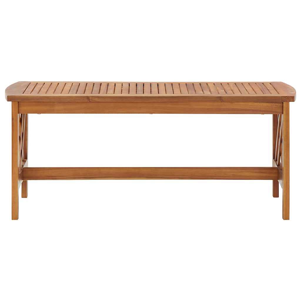Tavolino da Salotto 102x50x43 cm in Legno Massello di Acacia | homemem39