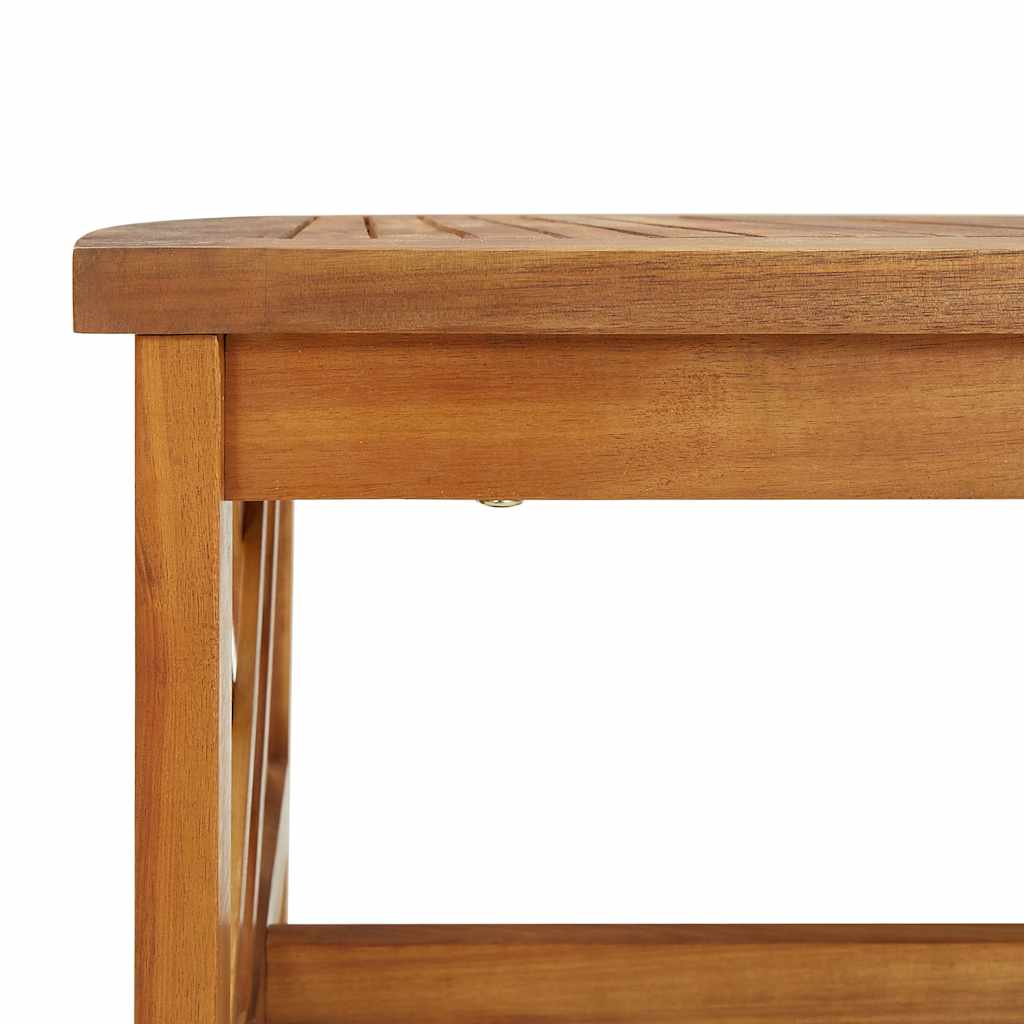 Tavolino da Salotto 102x50x43 cm in Legno Massello di Acacia | homemem39