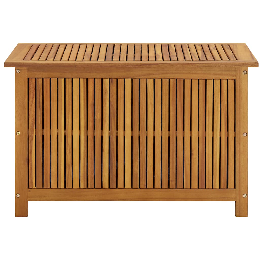 Contenitore da Giardino 90x50x58 cm in Legno Massello di Acacia