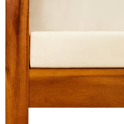 Panchina da Giardino con Baldacchino Legno Massello di Acacia - homemem39