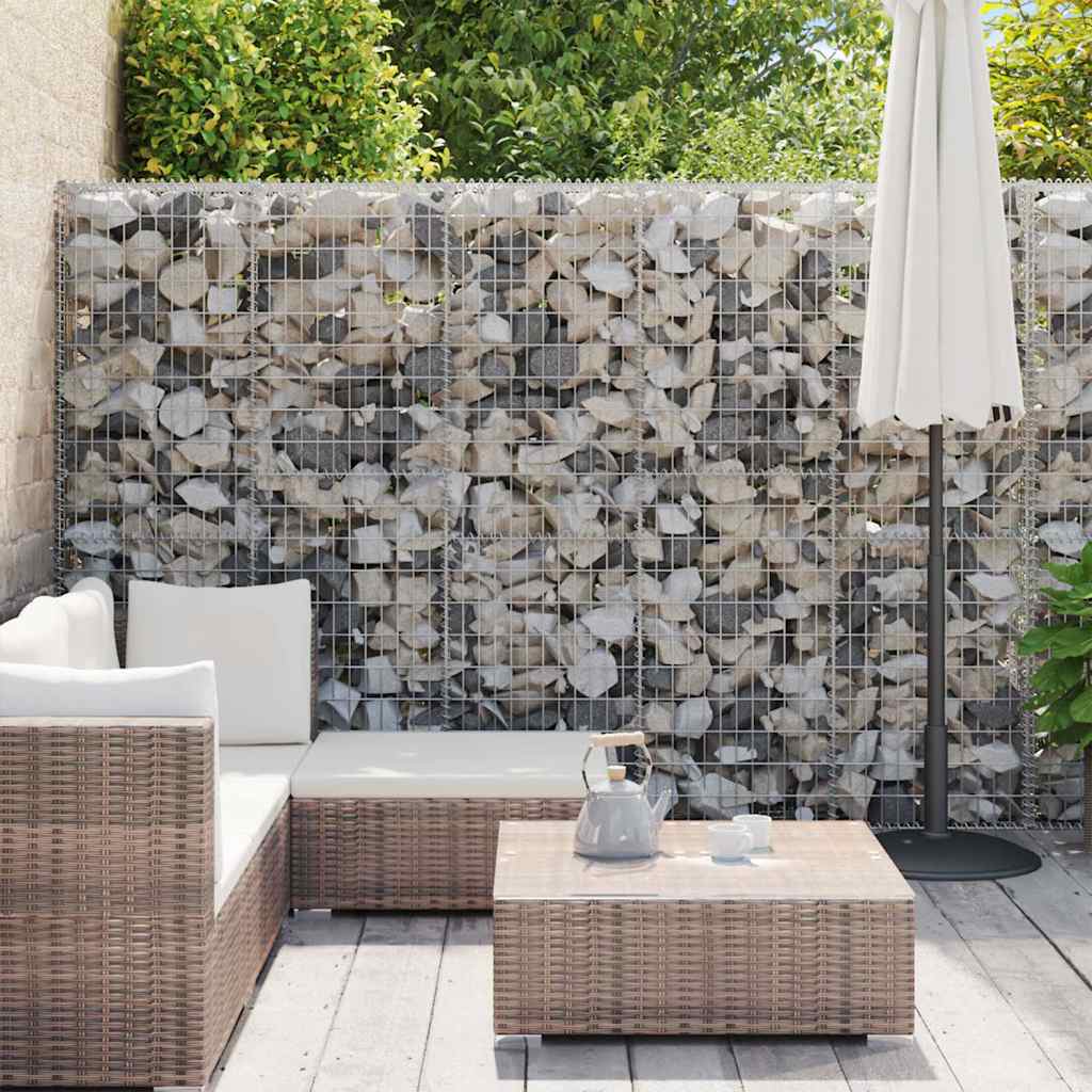 Gabbione in Acciaio Zincato Coperto 900x30x200 cm | homemem39