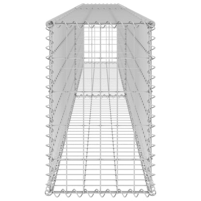 Gabbione con Copertura in Acciaio Zincato 300x30x50 cm