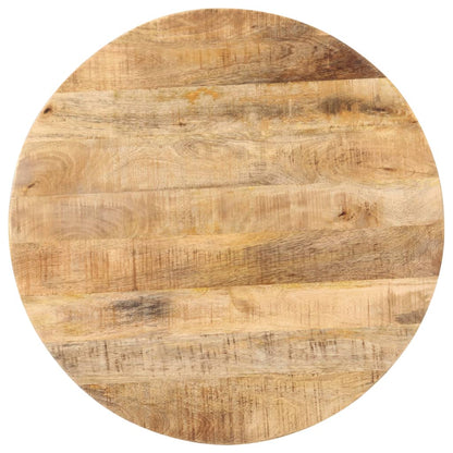 Tavolino da Bistrot Rotondo Ø70x75 cm in Legno di Mango Grezzo - homemem39