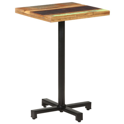 Tavolo da Bistrot Quadrato 50x50x75 cm in Massello di Recupero | homemem39