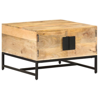 Tavolino da Salotto 67x67x45 cm in Legno Massello di Mango | homemem39