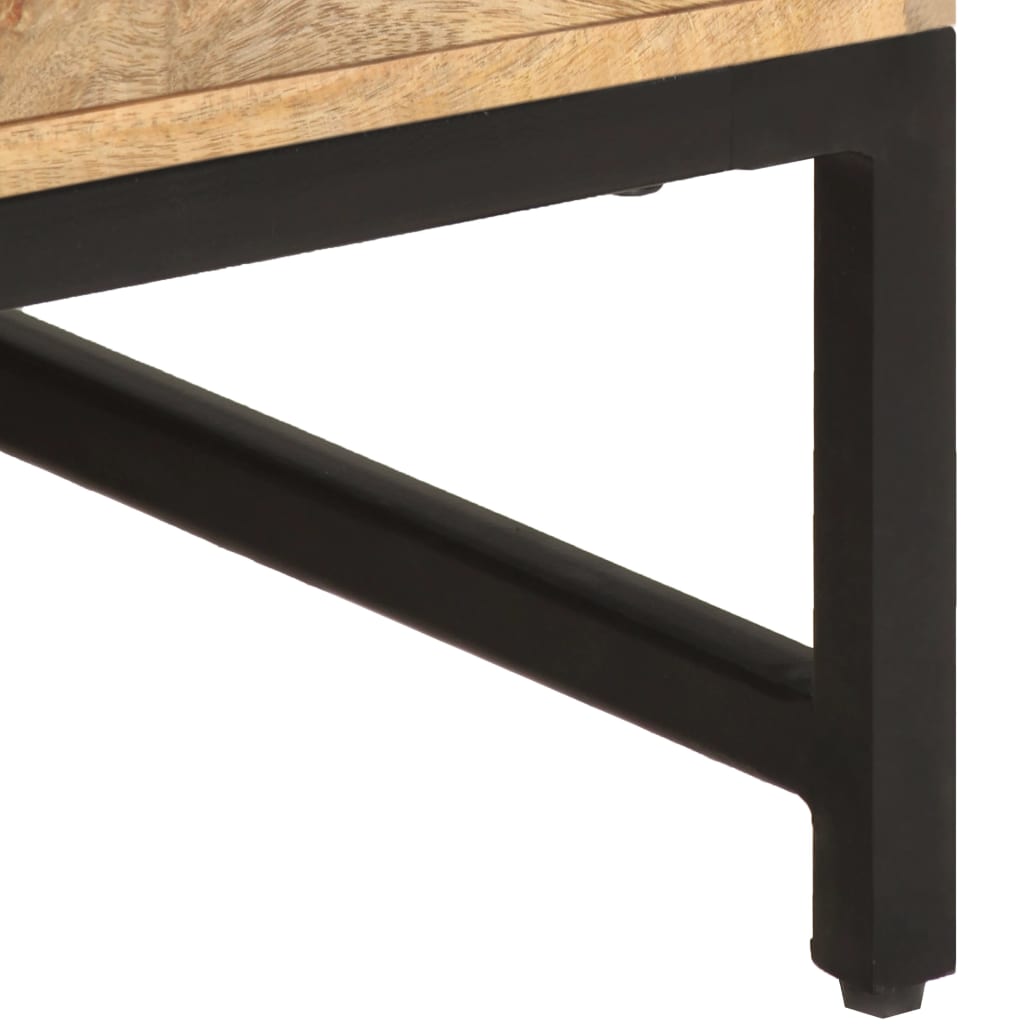 Tavolino da Salotto 67x67x45 cm in Legno Massello di Mango | homemem39