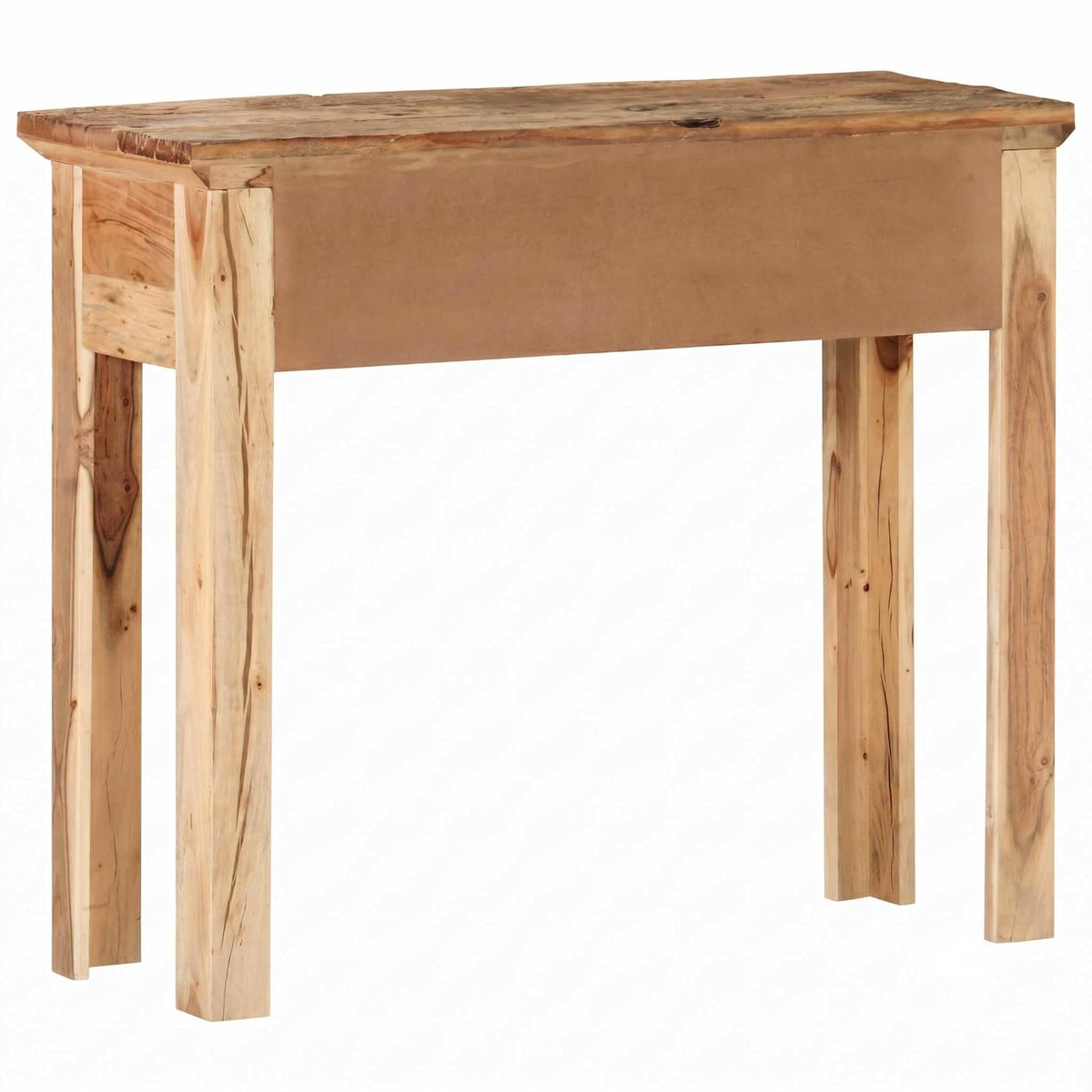Tavolo Consolle 90,5x30x75cm in Legno di Acacia e di Recupero