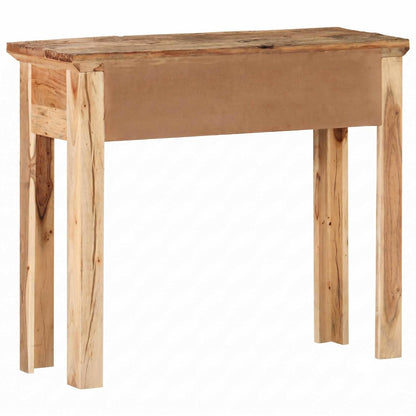 Tavolo Consolle 90,5x30x75cm in Legno di Acacia e di Recupero