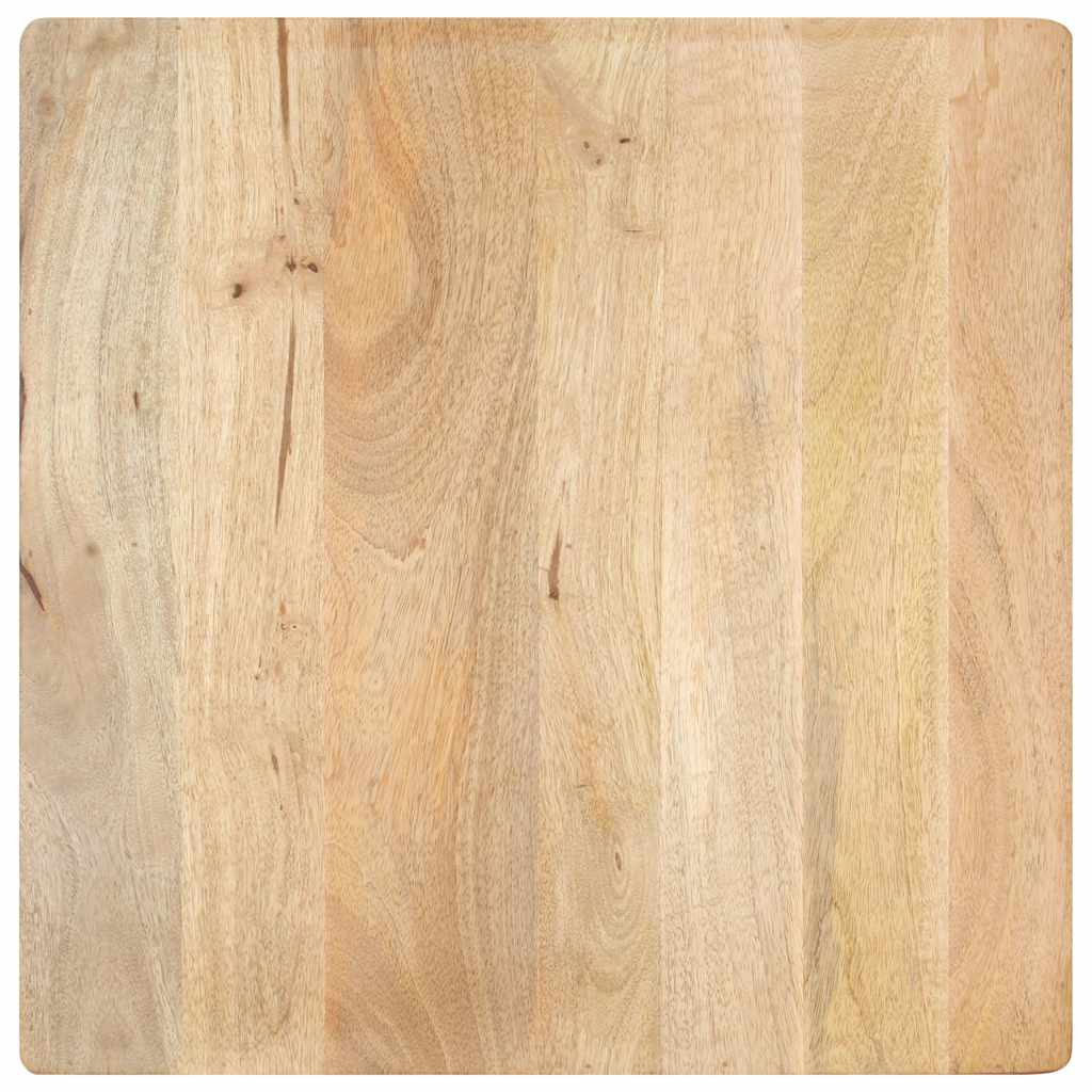 Tavolino Salotto a Forma di V 66x66x30 cm Legno Massello Mango