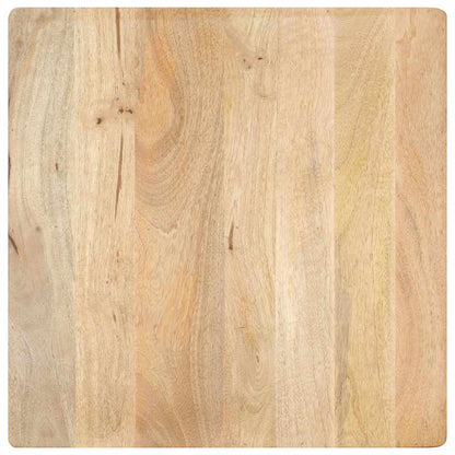 Tavolino Salotto a Forma di V 66x66x30 cm Legno Massello Mango