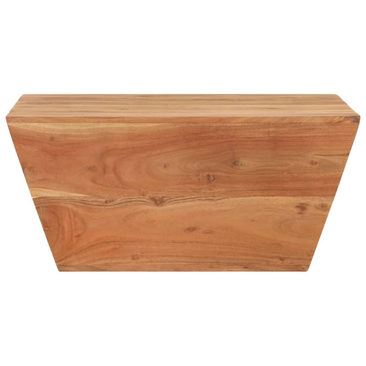 Tavolino Salotto a Forma di V 66x66x30 cm Legno Massello Acacia | homemem39