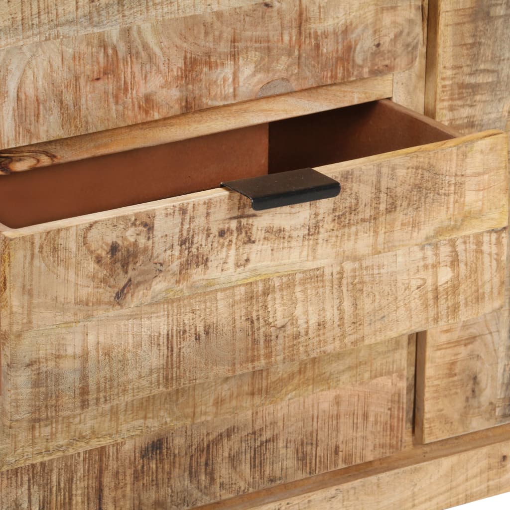 Credenza 175x40x75 cm in Legno di Mango Grezzo - homemem39