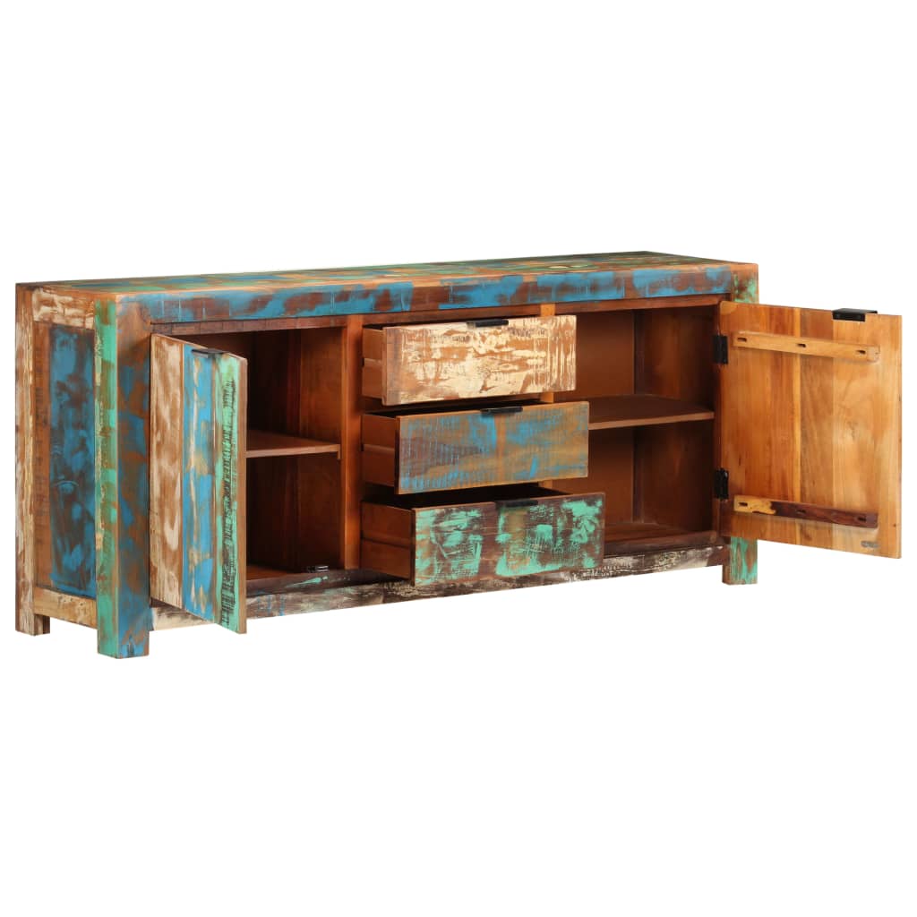 Credenza 175x40x75 cm in Legno Massello di Recupero - homemem39
