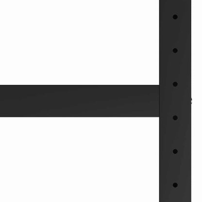 Telaio per Banco da Lavoro in Metallo 120x57x79 cm Nero e Rosso
