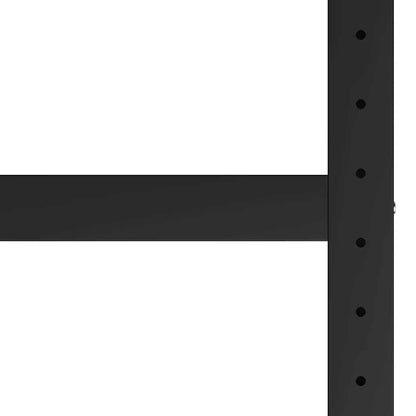 Telaio per Banco da Lavoro in Metallo 120x57x79 cm Nero e Rosso