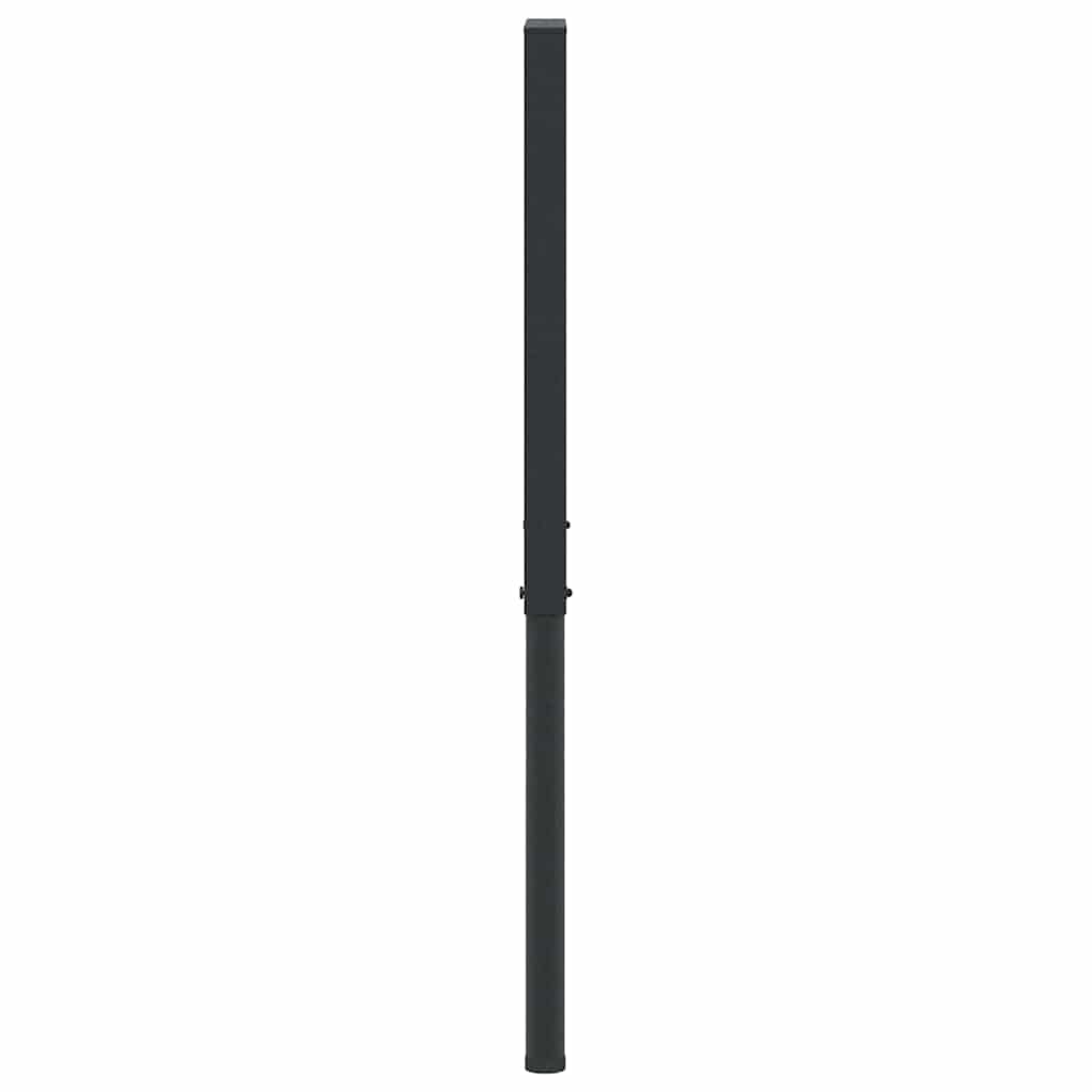 Telai per Banco da Lavoro 2 pz in Metallo 55x(69-95,5) cm Neri