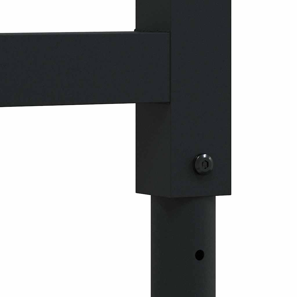 Telai per Banco da Lavoro 2 pz in Metallo 55x(69-95,5) cm Neri