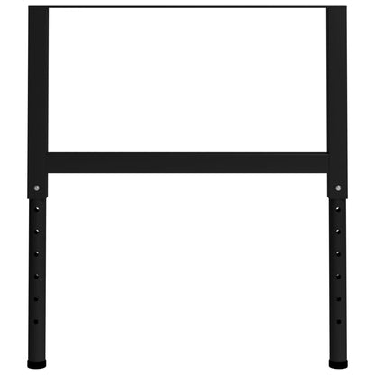 Telai per Banco da Lavoro 2 pz in Metallo 85x(69-95,5) cm Neri | homemem39