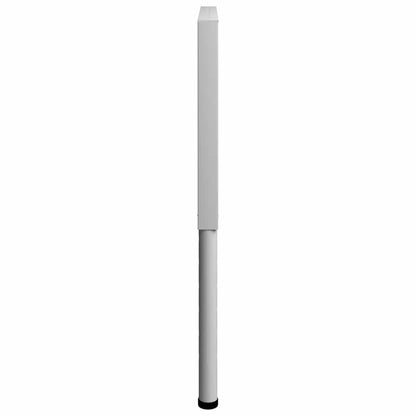 Telai per Banco da Lavoro 2 pz in Metallo 85x(69-95,5) cm Grigi