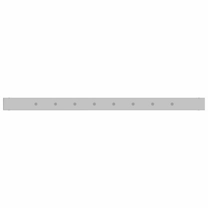 Telai per Banco da Lavoro 2 pz in Metallo 85x(69-95,5) cm Grigi