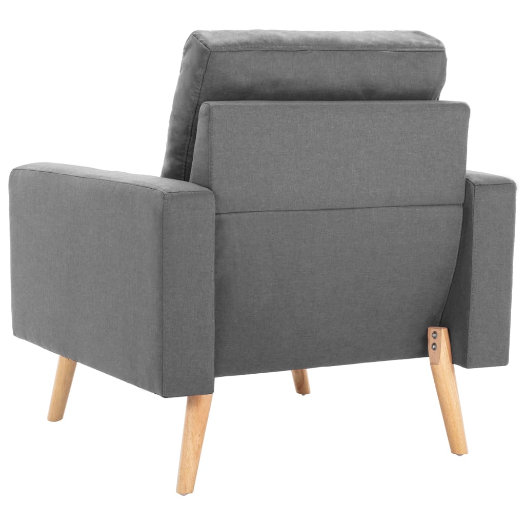 Set di Divani 2 pz in Tessuto Grigio Chiaro | homemem39