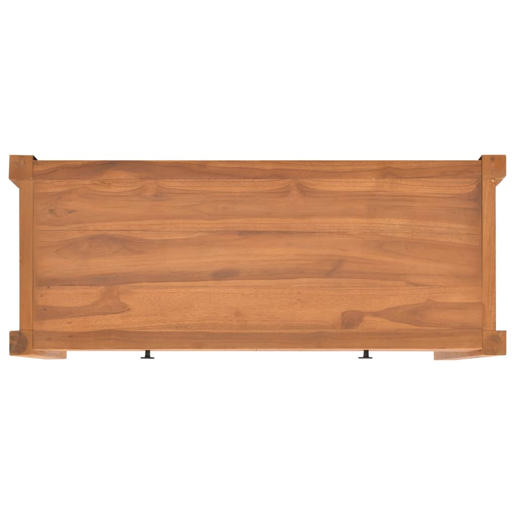 Mobile TV 100x40x45 cm in Legno di Teak - homemem39